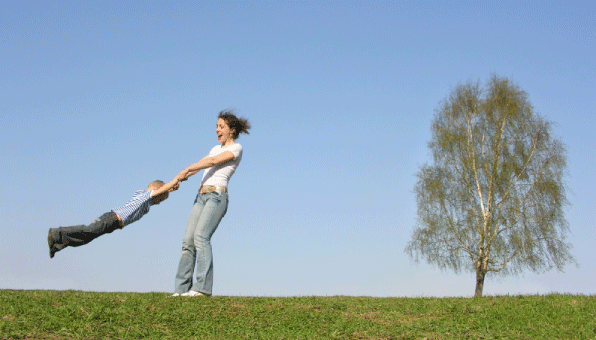 Emotional Freedom Techniques - Woman and Child Playing